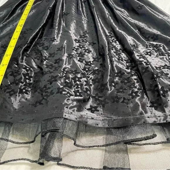 City Triangles Y2K Babydoll Dress M Whimsigot Fairy Grunge‎ Sequin Mesh Festival - Picture 5 of 16